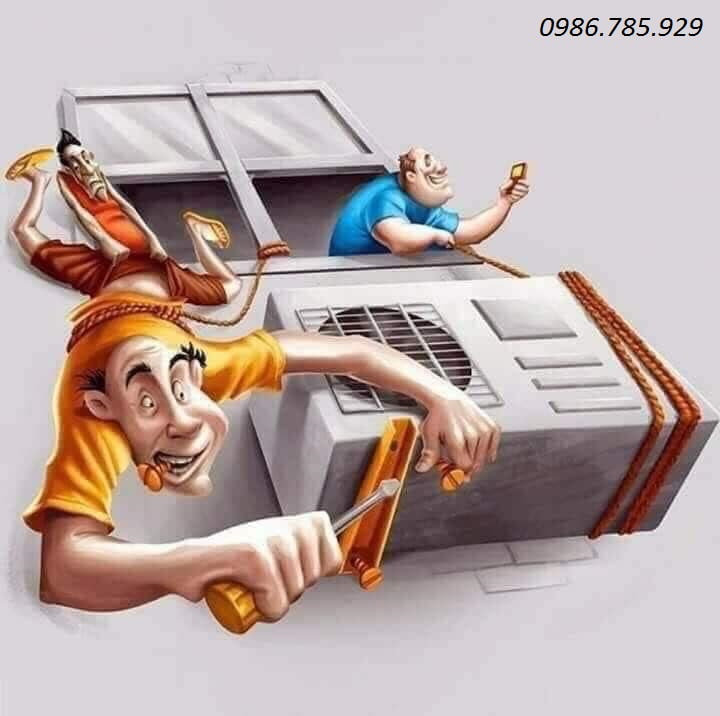 Tháo lắp điều hoà đúng tiêu chuẩn